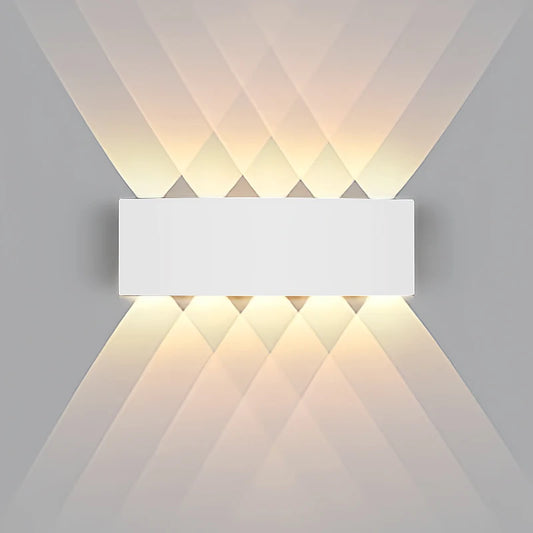 Lámpara de pared LED para interior arriba y abajo, luz de pared Interior para dormitorio, sala de estar, pasillo, iluminación exterior, decoración del hogar