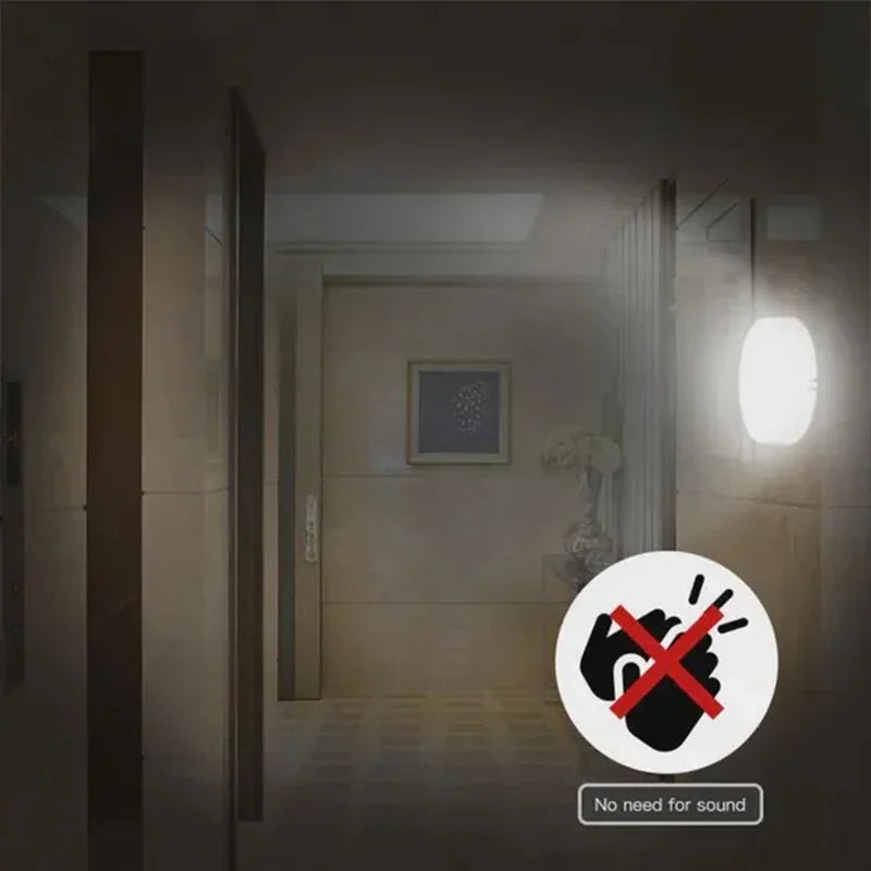 Luces LED inteligentes con Sensor de cuerpo humano, iluminación automática de emergencia, carga USB, succión magnética inalámbrica, luces LED para gabinete