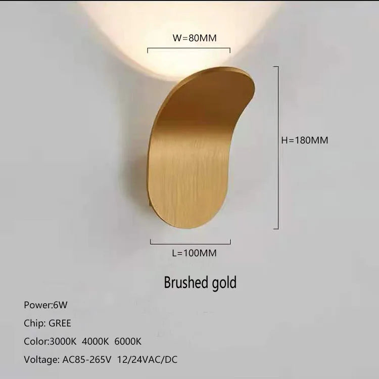Lámpara de pared montada en el baño, luz Led COB de lectura de cabecera ajustable, moderna, de lujo, para interior de Hotel, habitación, dormitorio