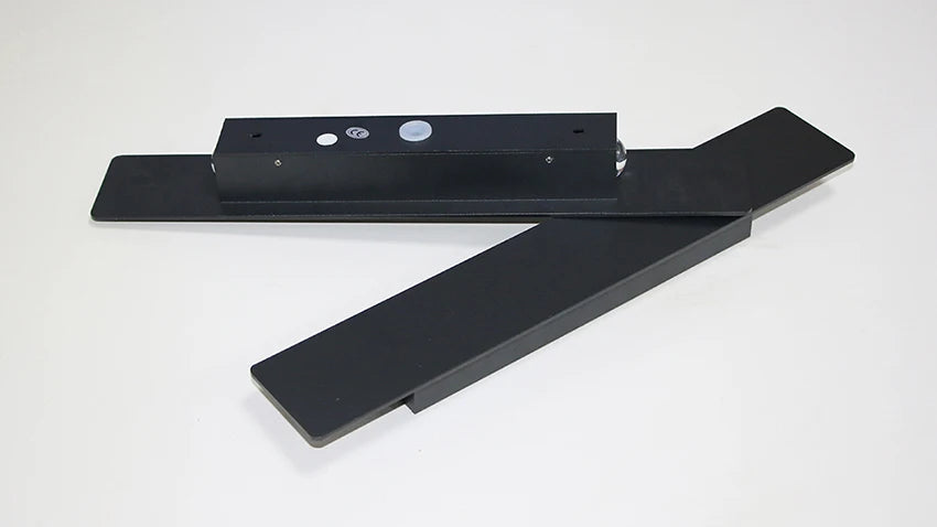 Lámpara de pared impermeable para exteriores, lámpara LED moderna de aluminio blanco y negro, lámparas de pared de luz inferior, accesorios impermeables IP65 de 110V y 220V