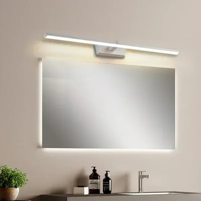 Luces Led para espejo, lámparas de pared, recarga de luz de pared para baño, lámpara plana LED, lámpara de pared interior moderna, iluminación para baño, maquillaje