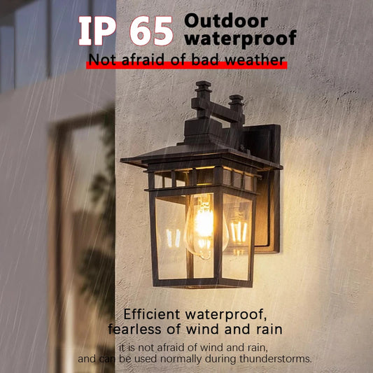 Lámpara LED de pared impermeable para exteriores, lámpara de pared para jardín, balcón, pasillo, lámpara de pared decorativa minimalista, AC110-220V