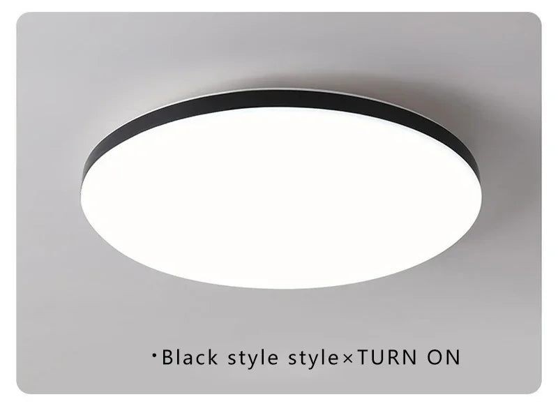Luz de techo LED impermeable para baño, luz Circular Simple de tres pruebas, accesorio de iluminación para el hogar, sala de estar, dormitorio, pasillo, porche